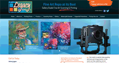 Desktop Screenshot of legacyfineartprinters.com